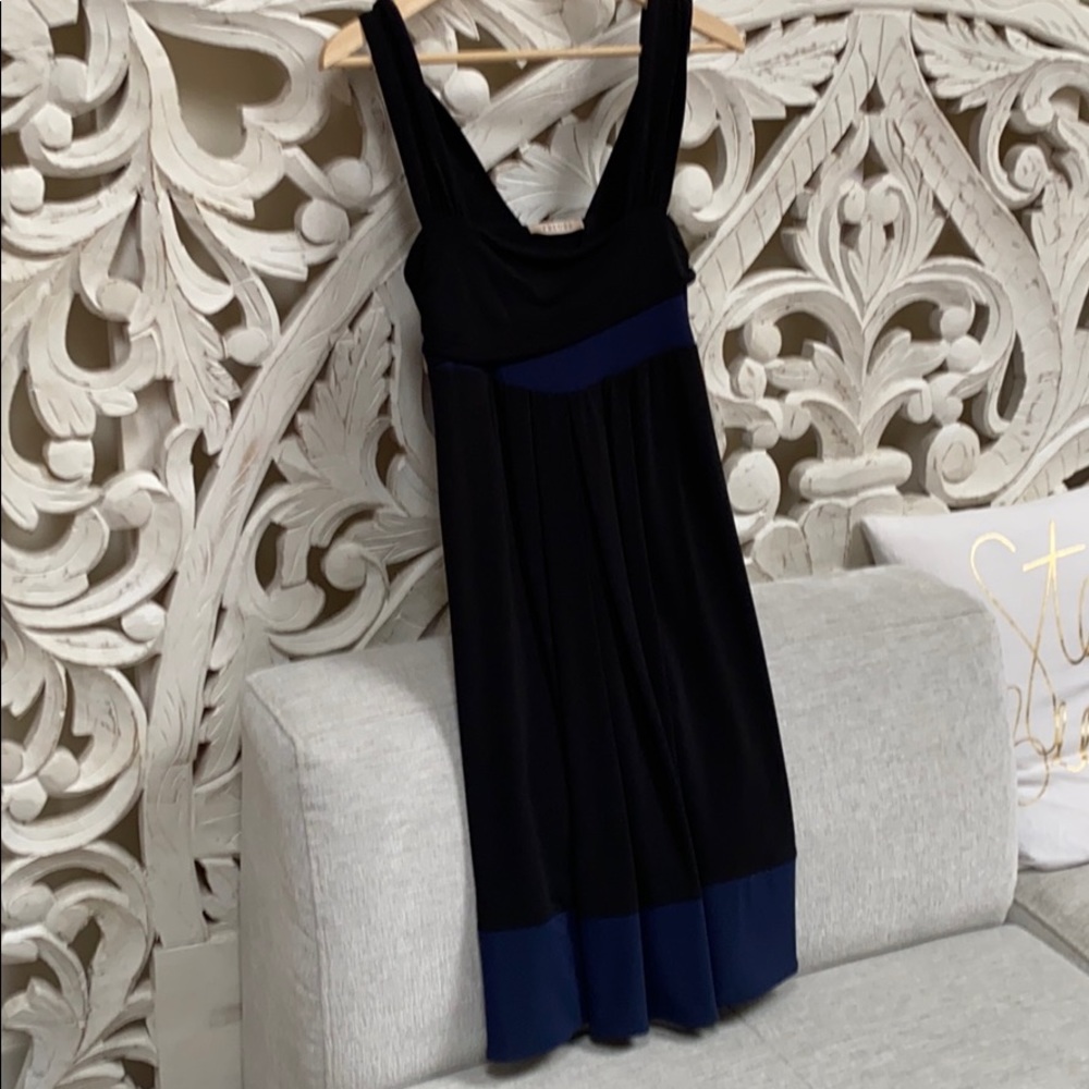 i BLUES Black/blue cocktail dress
